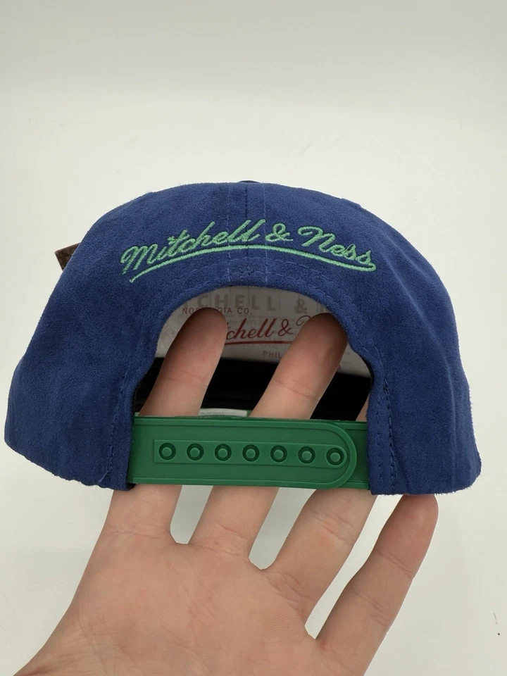 Mitchell & Ness NBA Dallas Mavericks Men’s Hat Shady Suede SnapBack Retro Logo - Image 2 of 4