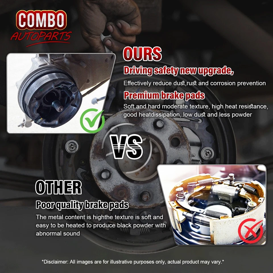 Front Rear Drum Brake Shoe Fit For Years 1989 1990 1991 Hino FA14 Foto 4 de 4