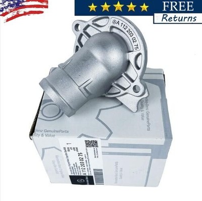 Thermostat with Housing and Seal (87 deg. C) Fits for Mercedes C E G S SL ML NEW