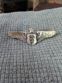 Senior Flight Surgeon Vanguard Wings 1/20 Silver Filled Krew G I