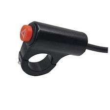 7/8" Motorcycle Handlebar Push Button Switch Hazard Light ON Off Latching
