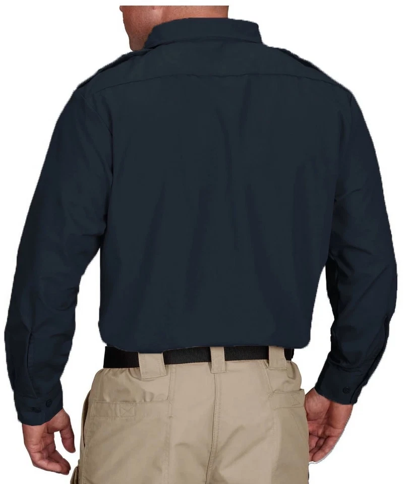 Propper Men's DurablePolyester/Cotton RipstopLong Sleeve Dress Shirt - Image 2 of 4