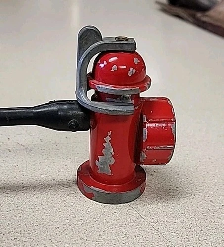 Vintage Tonka Toys Red Fire Hydrant Pressed Steel Fire Truck Accessories