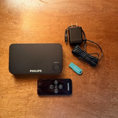 NEW Philips 4 Port HDMI Switch Elite 4K Ultra HD With Wireless Remote