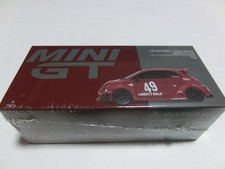 MINI GT 1/64 Abarth 595 LB-WORKS x Abas Works Red Left Hand Drie MGT00963-L New