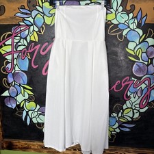 Sleeveless White Dress w/Pockets, Small W/Pockets