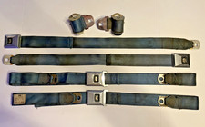 67-72 Chevy Olds Pontiac Gto Nova Chevelle Seatbelts W Standard Retractors Blue 67-72 Chevy Olds Pontiac Gto Nova Chevelle Seatbelts W Standard Retractors Blue