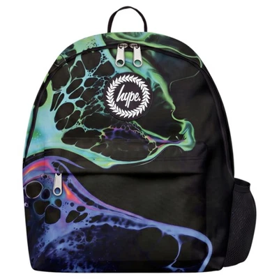 Hype Sac À Dos Hype Marble Ink Fermeture Éclair Noir Taille Unique - Photo 1/4