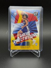 Jared McCain 2024 Donruss Great X-Pectations Holo Yellow Laser /25 RC