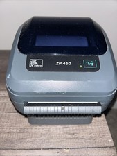 Zebra ZP450 CTP Thermal Label Printer W/ Power Cord READ DESCRIPTION NO USB