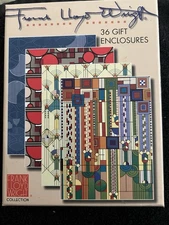 Frank Lloyd Wright 20 Pc Various Styles Blank Gift Enclosures New W/envelopes