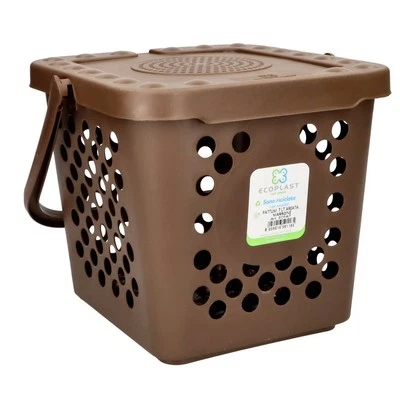 ECOPLAST PATTUMIERA 7LT FORATA MARRONE