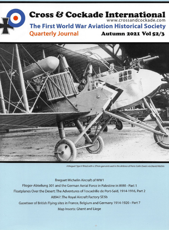 Cross & Cockade International  Vol 52  NO.3  AUTUMN 2021