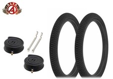 Alta BMX BICYCLE 20" x 1.95" X-PERFORMER BLACK TIRES HEAVYDUTY TUBES 6PC SET.
