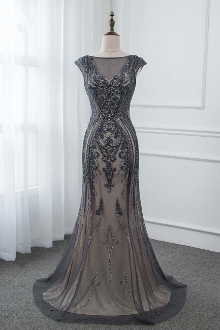 Fitted & Flare Beaded Black long Strapless Party Prom Gown/Dress Glamorous  | eBay