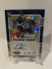 2021 Contenders Baseball Isaac Paredes Cracked Ice Auto /23 SP #117 RC