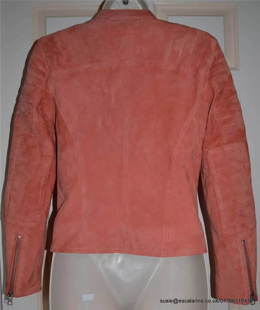 Peach suede best sale jacket