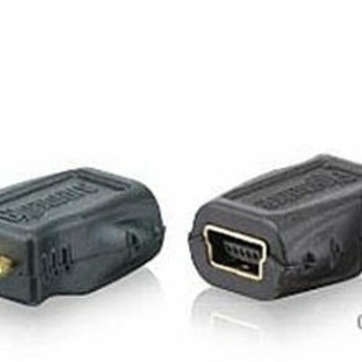 Gigaware -  Mini USB-F to Micro USB-M Adapter - Gold Plating - Female To Male
