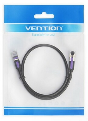 VENTION Cat7 Ethernet Cable 3ft,Flat FTP High Speed 