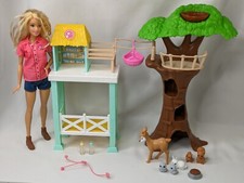 Barbie Animal Rescue Center Wildlife Vet Doll Animals Tree Clinic