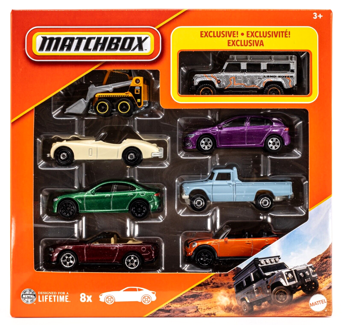 2025 Matchbox 8-Pack | Exclusive 1997 Land Rover Defender 110
