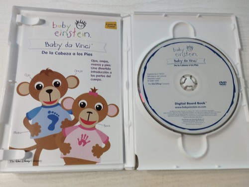 Baby Einstein Da Vinci De Cabeza a Pies Disney - DVD Region 2 Español Ingles Am - Imagen 5 de 5