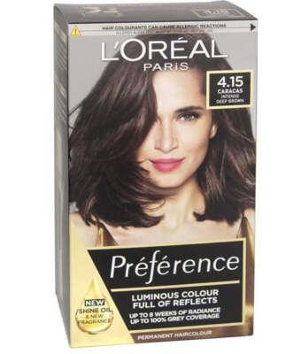 L‘Oréal Paris Preference Haarfarbe – Permanente Farbe Mit Optimaler Grauabdeckung, Inkl. Pflegespülung Und Handschuhe, Farbe 6.35 Havanna