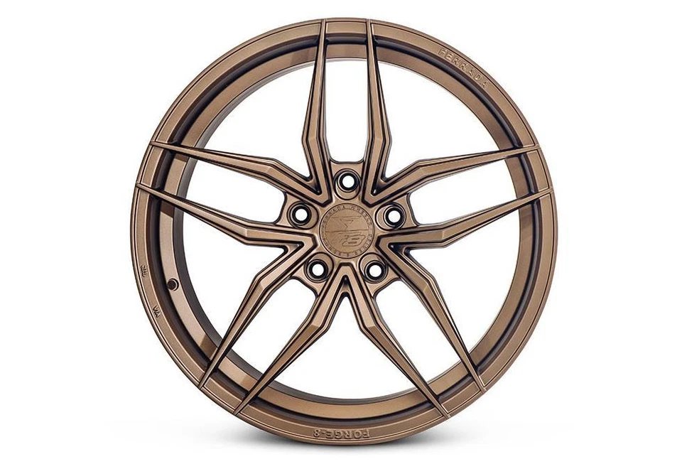 RUEDAS CÓNCAVAS FERRADA FR5 BRONCE MATE 20" PARA AUDI A7 S7 20X11 Foto 4 de 4