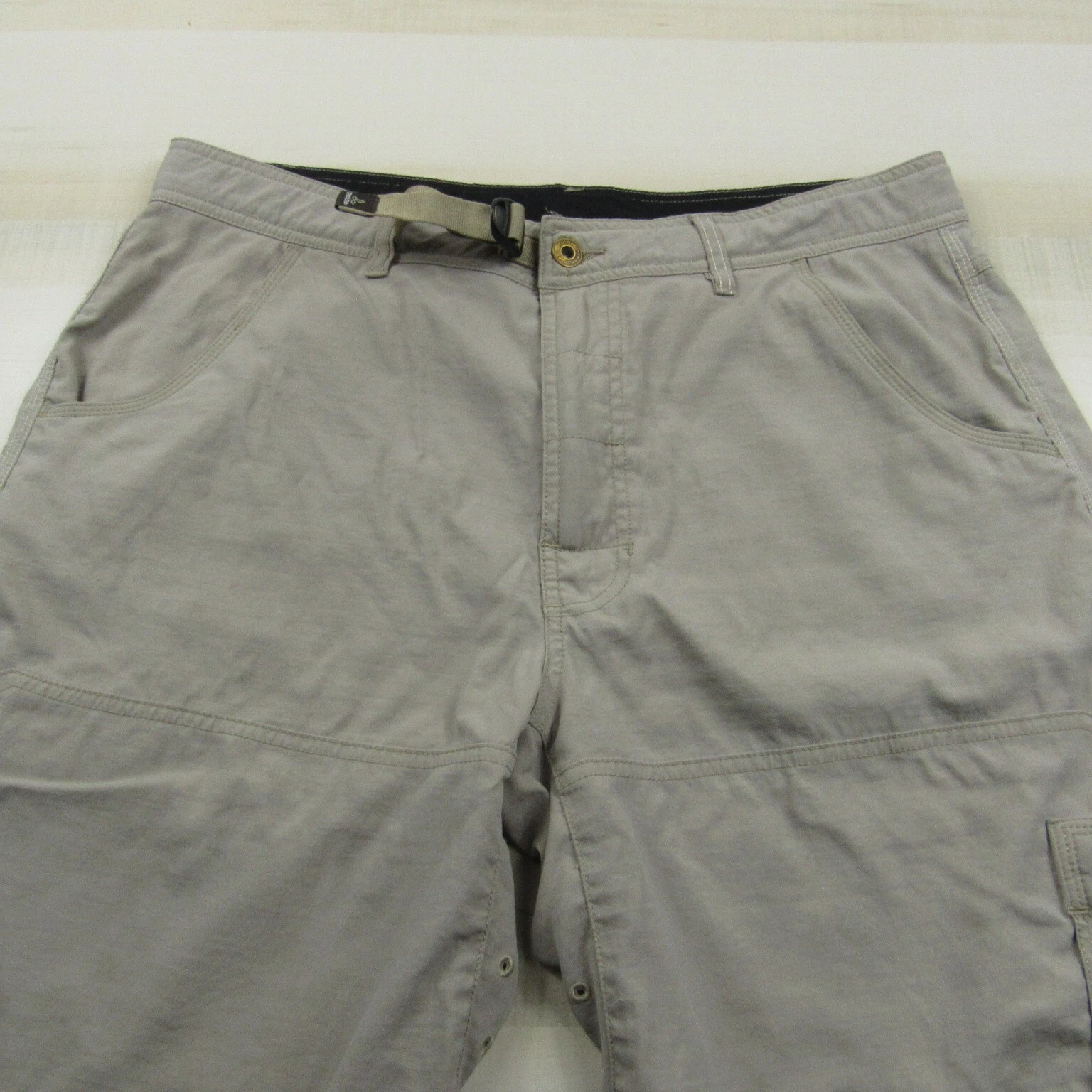 prana zion cargo pockets outdoor hiking nylon tech shorts