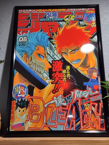 Manga Style canvas wall art Anime Bleach Poster Magazine Design Portrait Fannart - Picture 4 of 10