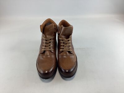 Mens Mezlan Brown Leather High Top Sneaker Dress Shoes 12M NWOB
