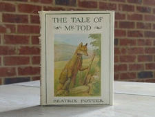 1911 - 1939 Edition THE TALE OF MR. TOD Beatrix Potter VINTAGE BOOK HC w/ DJ