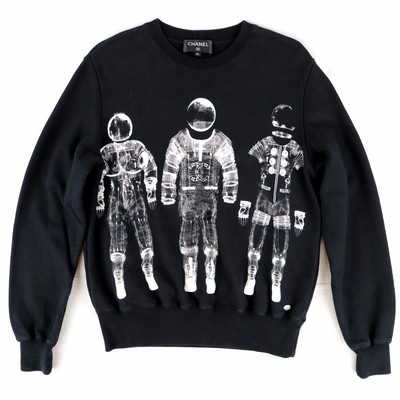 Chanel 17Aw Astronaut Print Bluza 