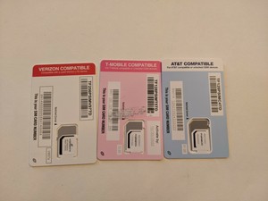 Straight Talk Sim Card Network Activation Kit Verizon At T T Mobile Compatible Ebay