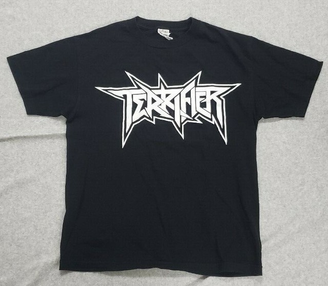 Terrifier Metal or Death T Shirt Thrash Metal Band from Kelowna BC
