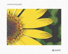 Outstretched Petals Needlepoint Kit or Canvas
