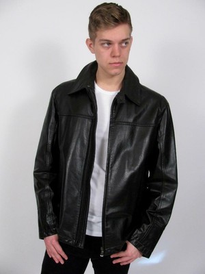 hugo boss leather jacket quality