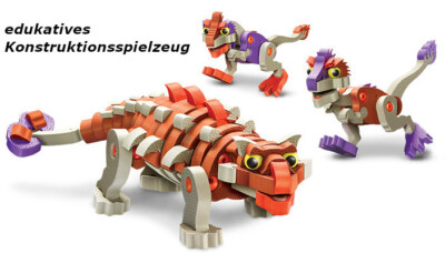 Bloco Toys BC-20004 DINOSAURIER Steckbausatz 3D Modelle zum bauen + spielen