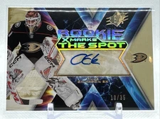 Olle Eriksson-Ek Upper Deck SPx X Marks The Spot Rookie Auto Gold #'d /35
