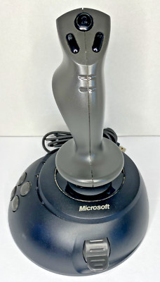 Microsoft SIDEWINDER JOYSTICK X05-92626 Computer PC USB Flightstick Controller