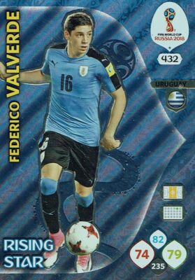 Panini Adrenalyn XL World Cup 2018 Russia WM Nr. 432 Rising Star Valverde