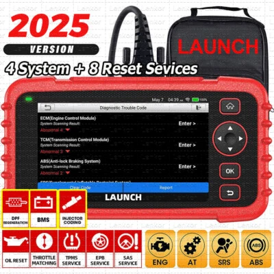 2025 LAUNCH CRP129X PRO+ OBD2 Scanner Car Diagnostic Tool Engine ABS SRS EBP SAS