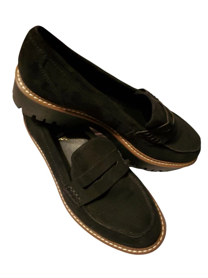 Jelly Pop Tacón Grueso Penny Mocasines Mujer Talla 7M Accesorios Zapato Informal Foto 2 de 4