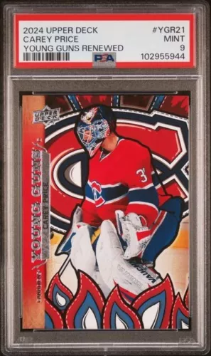 2024-25 Upper Deck Series 1 - Young Guns Renewed Carey Price #YGR-21 PSA 9