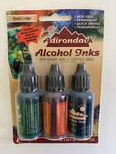 Ranger Tim Holtz Alcohol Ink Kit Rustic Lodge Colors BOTTLE TERRA COTTA DENIM