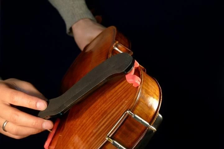 HOMARE Viola Shoulder Rest Ver. 2 H2-2678VA Black Made in Japan comfortable - Image 2 of 4