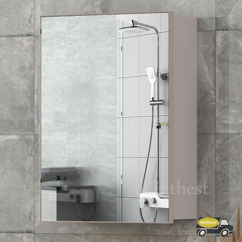 Aluminum Medicine Cabinet With Mirror Shelves Bathroom Mirror Cabinet Wall Mount - 第 40/45 張圖片