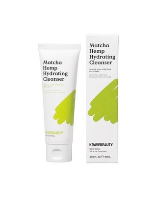 KraveBeauty Matcha Hemp Hydrating Cleanser - Daily Gentle Non-Stripping Face ...