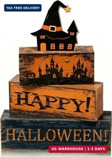 Halloween Decor Indoor, Haunted House Halloween Table Decorations for Home