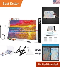 Diamond Art Light Pad LED Dimmable A4 Portable USB Bright Craft Kit